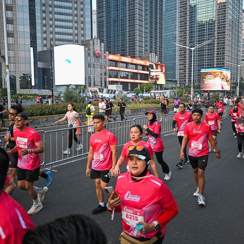 Race photo from SMARTFREN RUN 2026