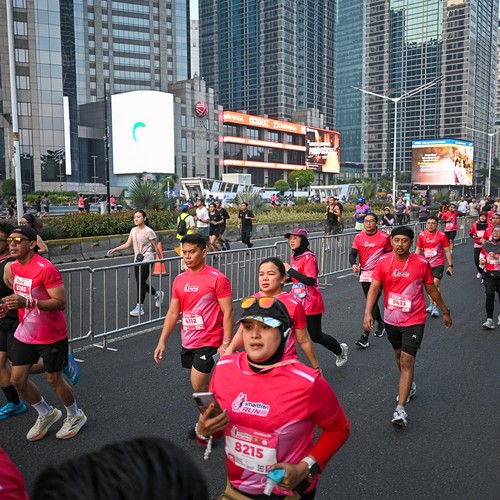 Race photo from SMARTFREN RUN 2026
