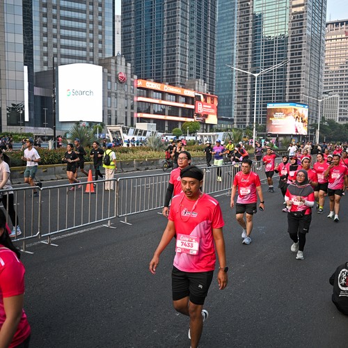 Race photo from SMARTFREN RUN 2026