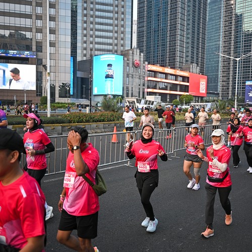 Race photo from SMARTFREN RUN 2026