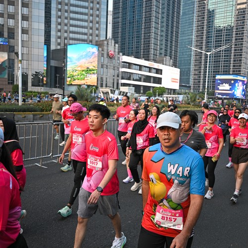Race photo from SMARTFREN RUN 2026