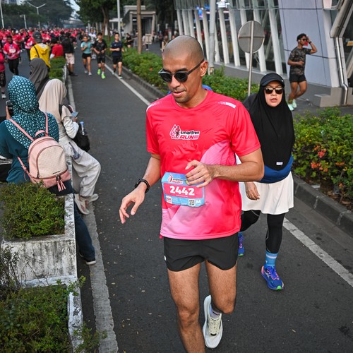 Race photo from SMARTFREN RUN 2026
