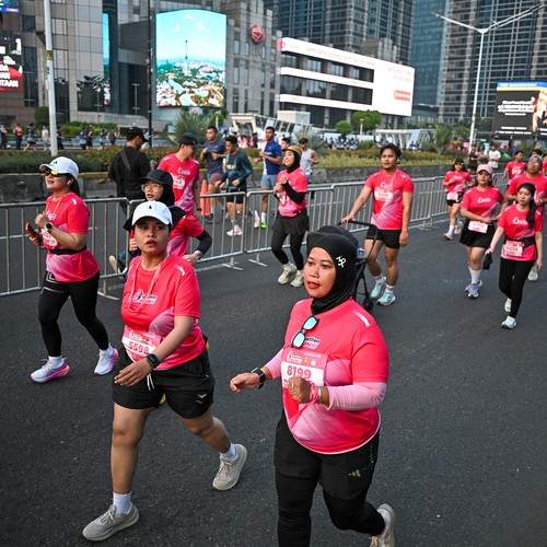 Race photo from SMARTFREN RUN 2026