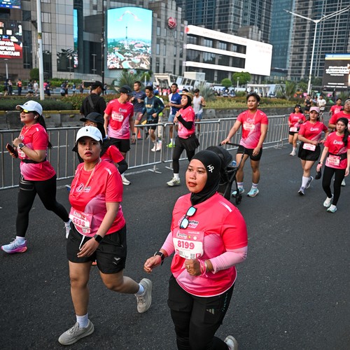 Race photo from SMARTFREN RUN 2026