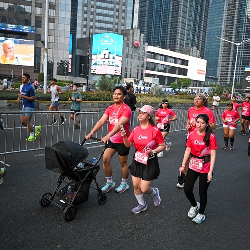 Race photo from SMARTFREN RUN 2026