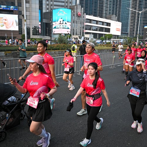 Race photo from SMARTFREN RUN 2026