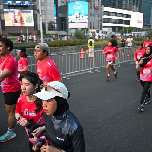 Race photo from SMARTFREN RUN 2026