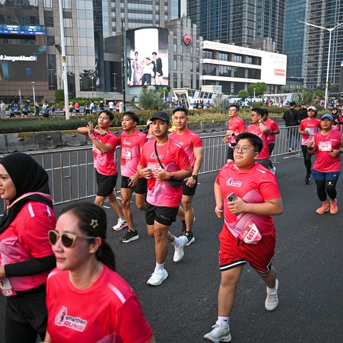 Race photo from SMARTFREN RUN 2026