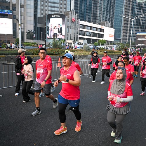 Race photo from SMARTFREN RUN 2026