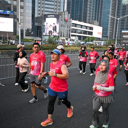 Race photo from SMARTFREN RUN 2026