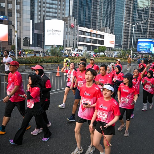 Race photo from SMARTFREN RUN 2026