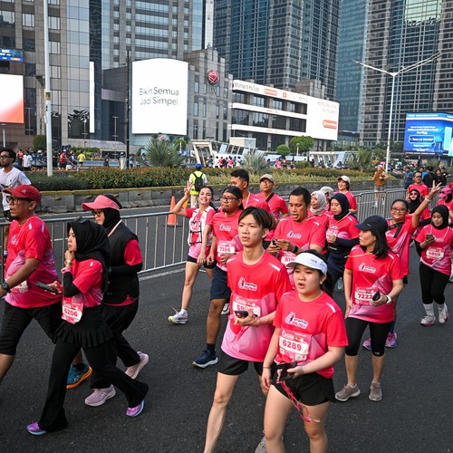 Race photo from SMARTFREN RUN 2026