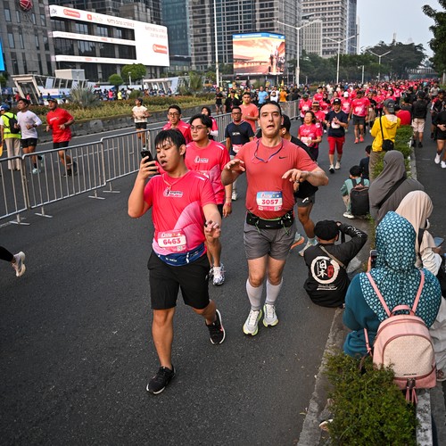 Race photo from SMARTFREN RUN 2026