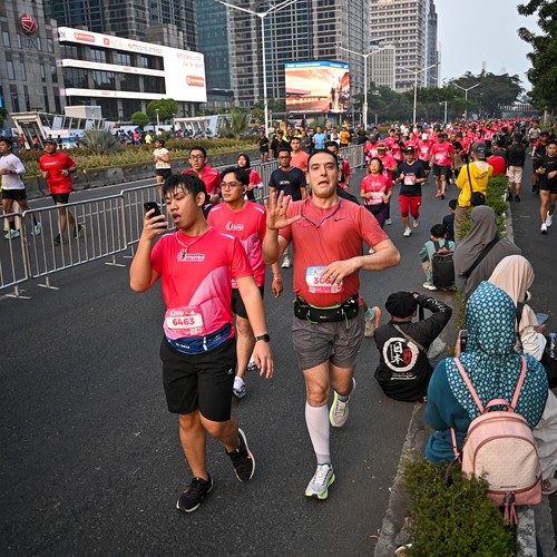 Race photo from SMARTFREN RUN 2026