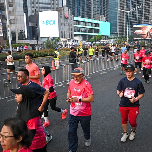 Race photo from SMARTFREN RUN 2026