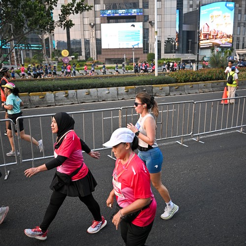 Race photo from SMARTFREN RUN 2026