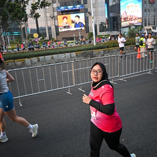 Race photo from SMARTFREN RUN 2026