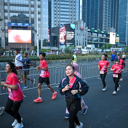 Race photo from SMARTFREN RUN 2026