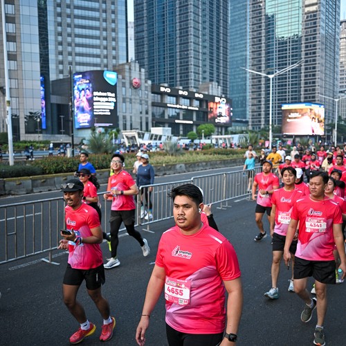 Race photo from SMARTFREN RUN 2026