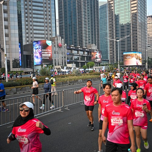 Race photo from SMARTFREN RUN 2026
