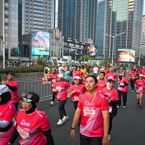 Race photo from SMARTFREN RUN 2026