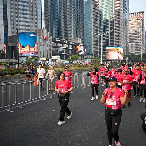 Race photo from SMARTFREN RUN 2026