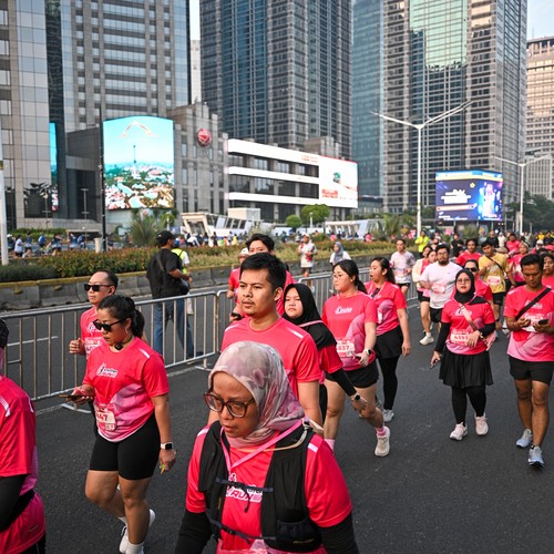 Race photo from SMARTFREN RUN 2026