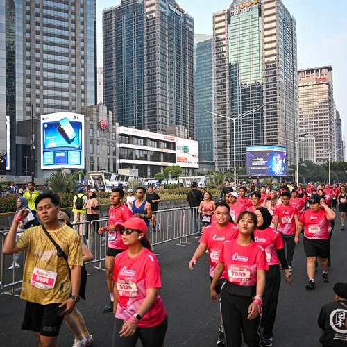 Race photo from SMARTFREN RUN 2026