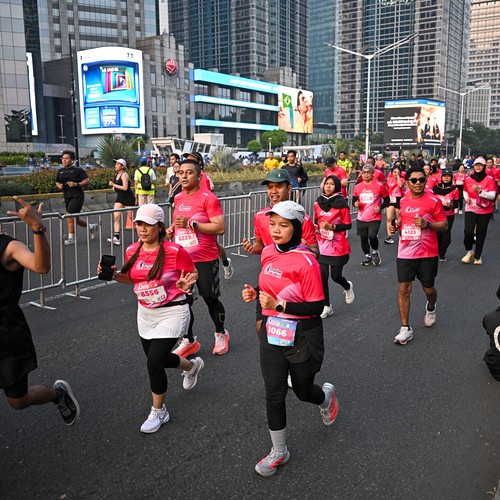 Race photo from SMARTFREN RUN 2026