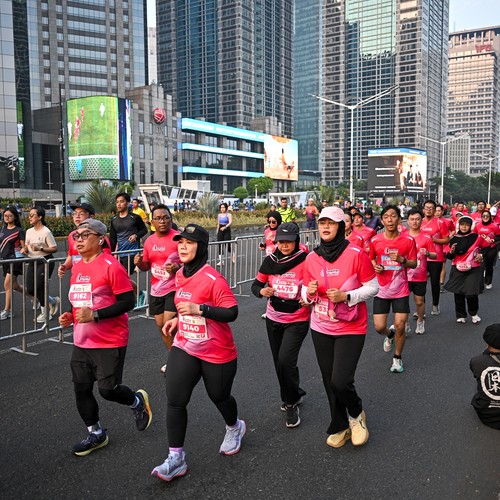 Race photo from SMARTFREN RUN 2026