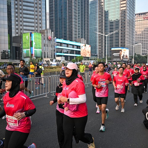 Race photo from SMARTFREN RUN 2026