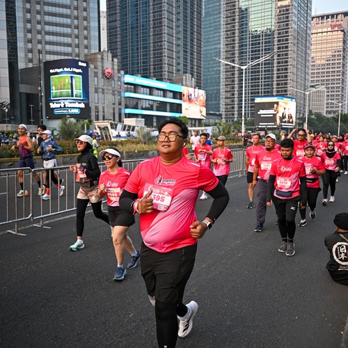 Race photo from SMARTFREN RUN 2026