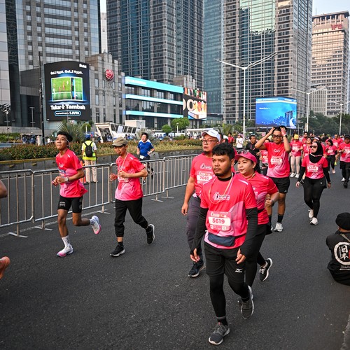 Race photo from SMARTFREN RUN 2026