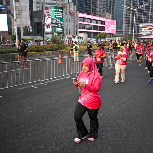 Race photo from SMARTFREN RUN 2026