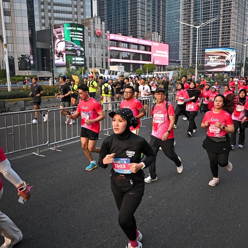 Race photo from SMARTFREN RUN 2026