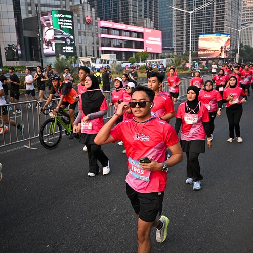Race photo from SMARTFREN RUN 2026