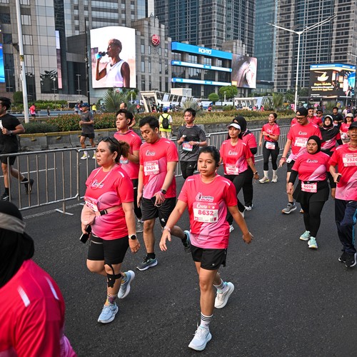Race photo from SMARTFREN RUN 2026