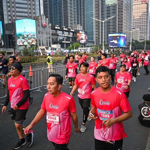 Race photo from SMARTFREN RUN 2026