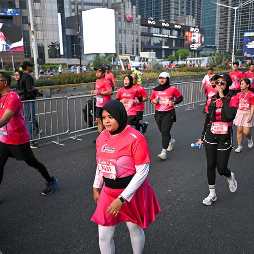 Race photo from SMARTFREN RUN 2026
