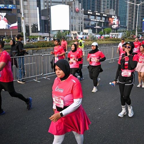 Race photo from SMARTFREN RUN 2026