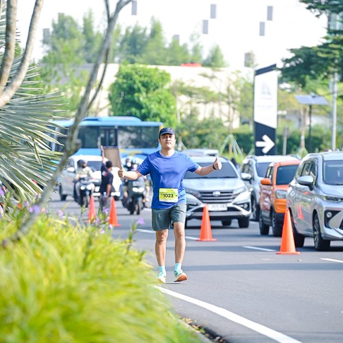 Race photo from BOGORUN 2026