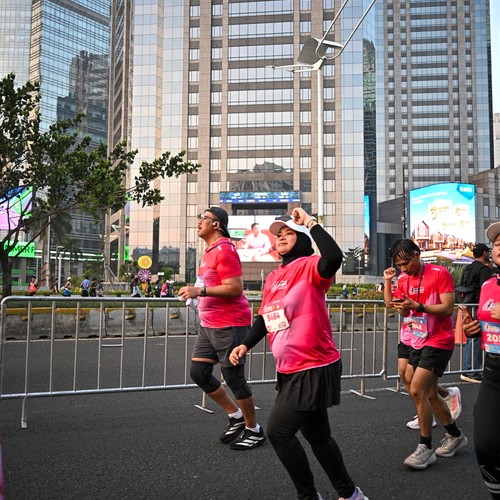 Race photo from SMARTFREN RUN 2026