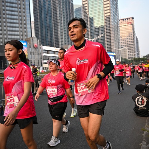 Race photo from SMARTFREN RUN 2026