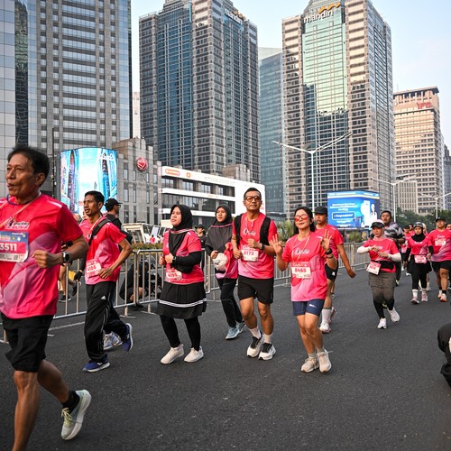 Race photo from SMARTFREN RUN 2026