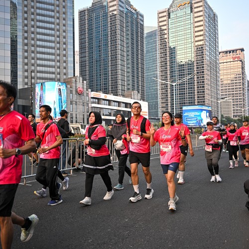 Race photo from SMARTFREN RUN 2026