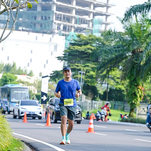 Race photo from BOGORUN 2026