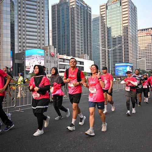 Race photo from SMARTFREN RUN 2026