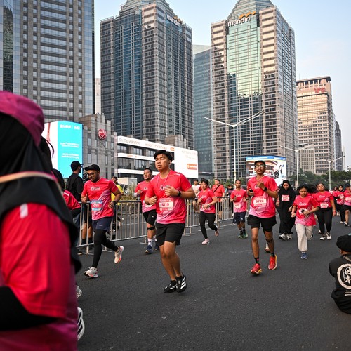 Race photo from SMARTFREN RUN 2026