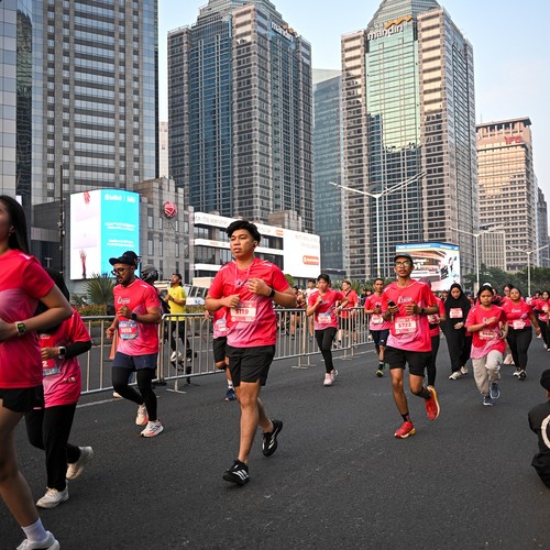 Race photo from SMARTFREN RUN 2026
