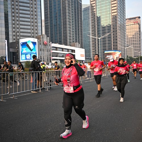 Race photo from SMARTFREN RUN 2026